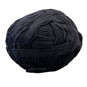Black Cotton Yarn Ball For Knitting & Crochet Projects 100% Cotton Material